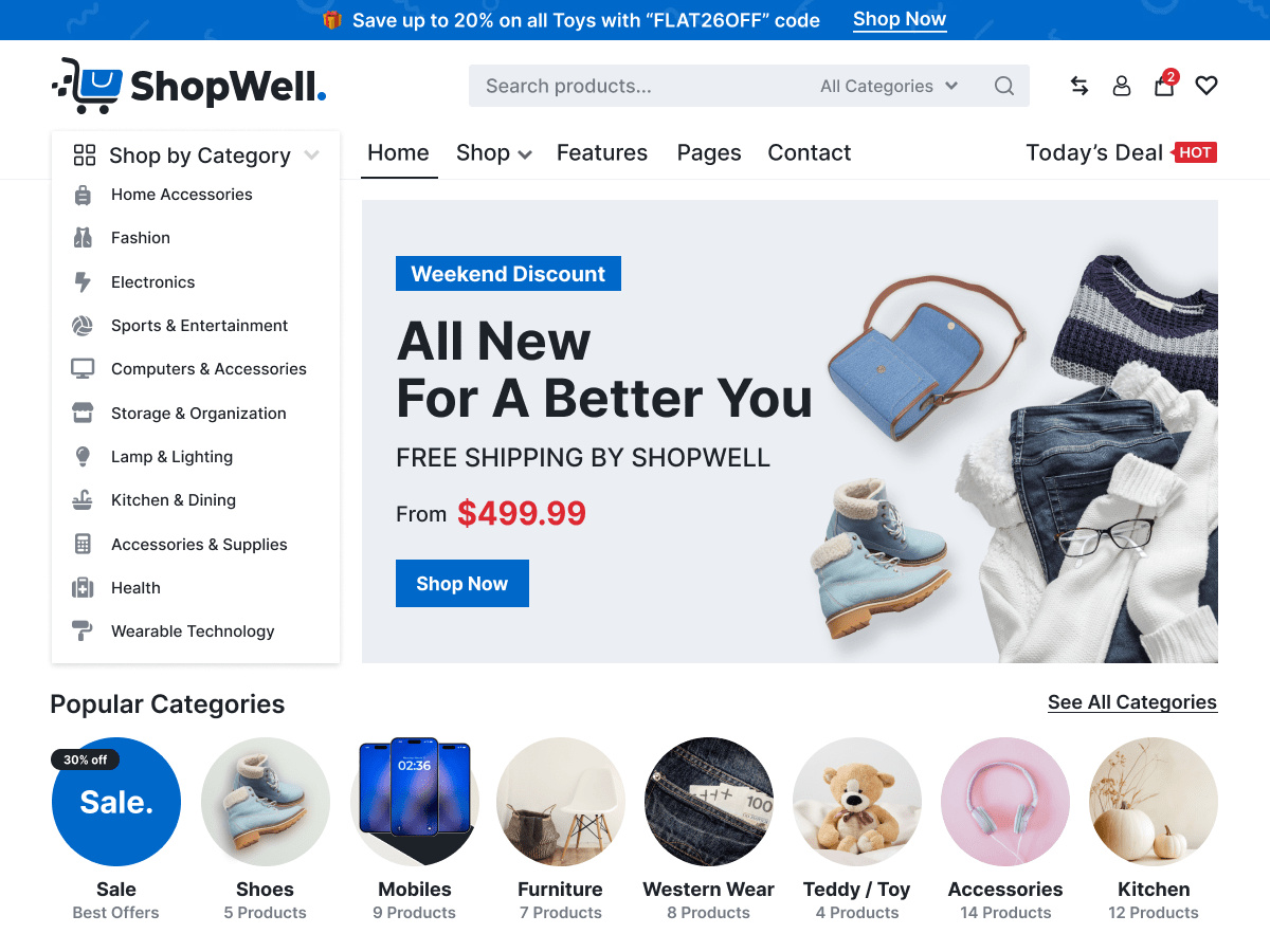 ShopWell Addons