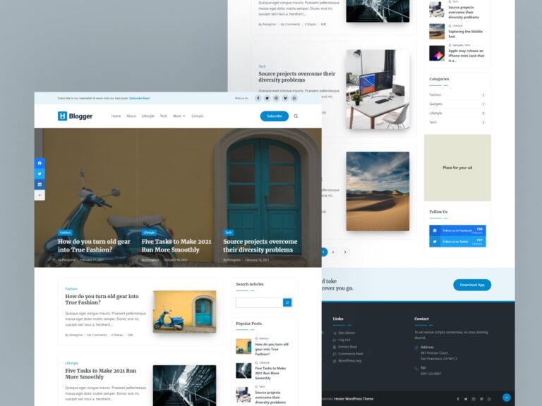 New Blogger starter website demo released