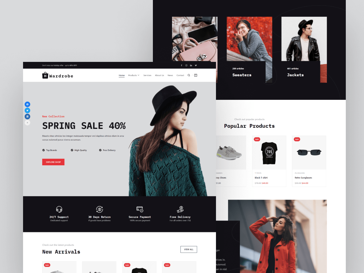 Hester - Fast, Customizable, & Lightweight Free WordPress Theme